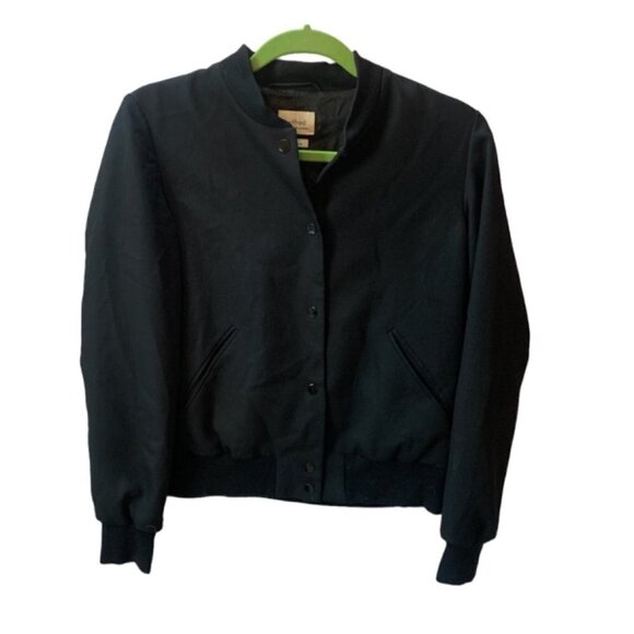 Aritzia Wilfred  Black Poussin Bomber Jacket S - Picture 3 of 14